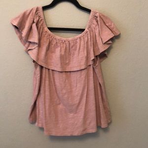 Off the shoulder shirt